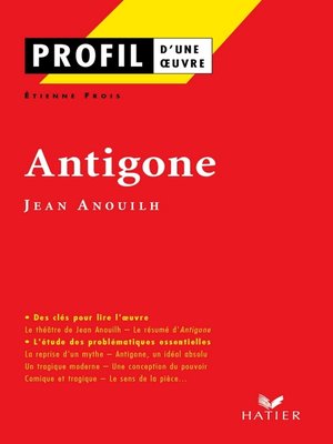 cover image of Profil--Anouilh (Jean)